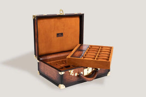 Boite à Montre - Trunk Parchement Light Tan-3-Le Remontoir Montre