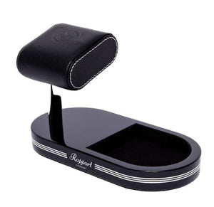 Uhrenhalter - Tablett Schwarz Silber