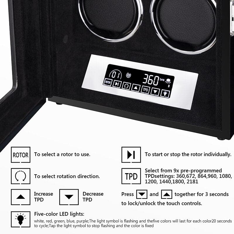 Remontoir Montre Automatique Macassar Quatuor-5-Le Remontoir Montre