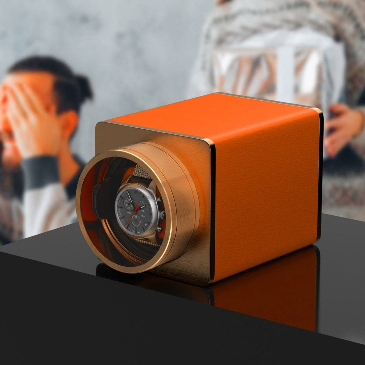 Remontoir Montre DUKWIN Abricot-5-Le Remontoir Montre