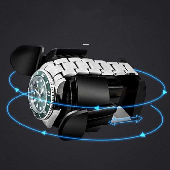 Remontoir pour Montre Automatique Premium Brun 4 Slots-3-Le Remontoir Montre