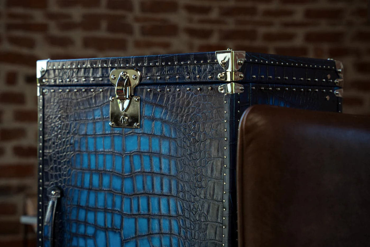 Remontoir Montre - Trunk CP Patina Blue-2-Le Remontoir Montre