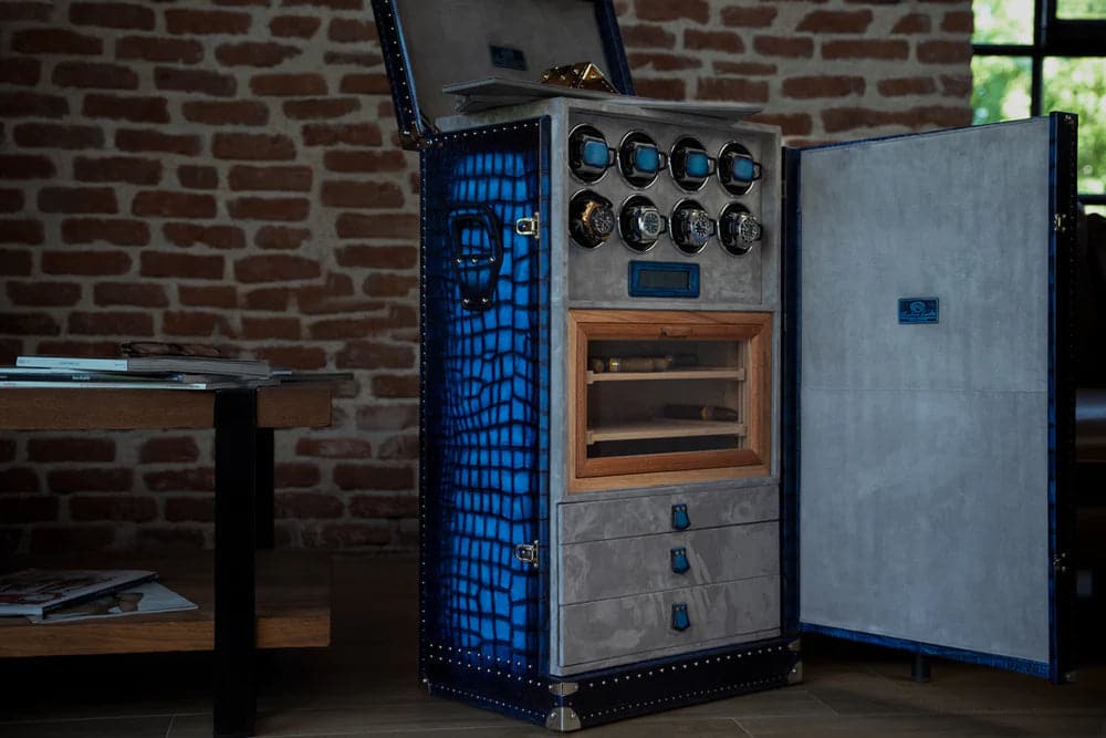 Remontoir Montre - Trunk CP Patina Blue-4-Le Remontoir Montre