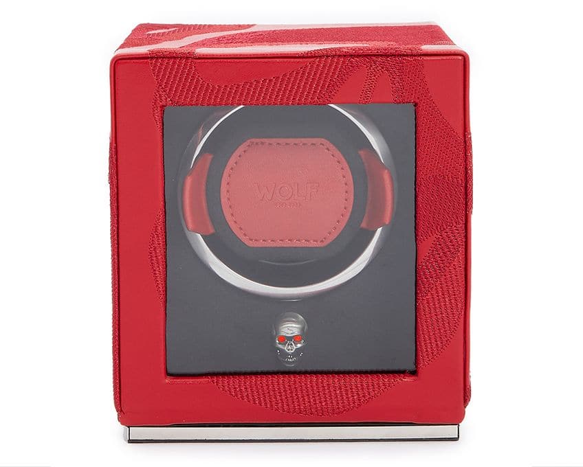 Remontoir Montre - Moment Mori Rouge mono-1-Le Remontoir Montre