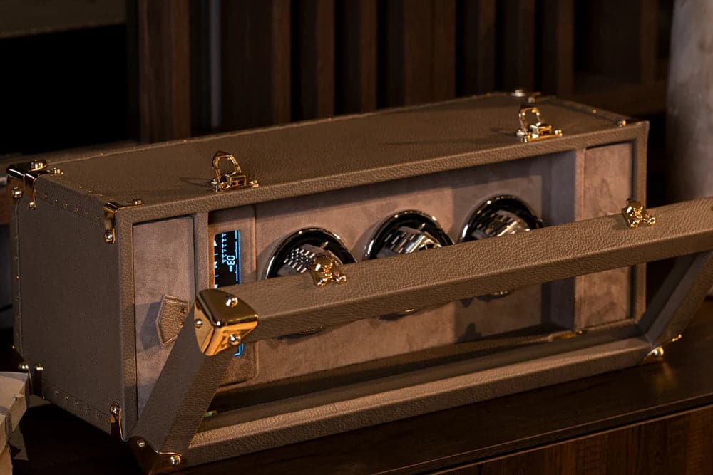 Remontoir Montre - Togo Beige-6-Le Remontoir Montre