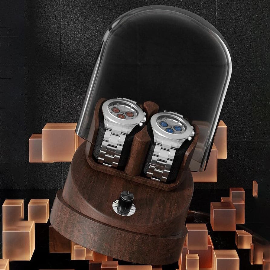 Remontoir Montre - Cloche Noyer-3-Le Remontoir Montre
